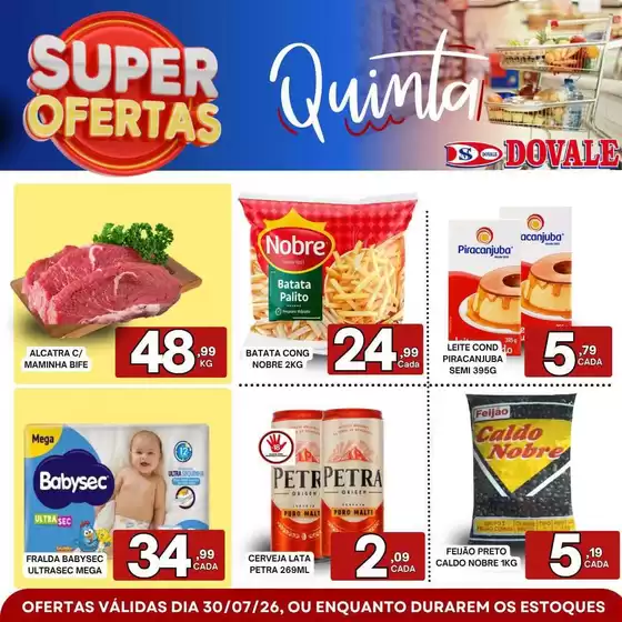 Catálogo Dovale | Nossas melhores ofertas para você | 2026-07-30T00:00:00.000Z - 2026-07-30T00:00:00.000Z