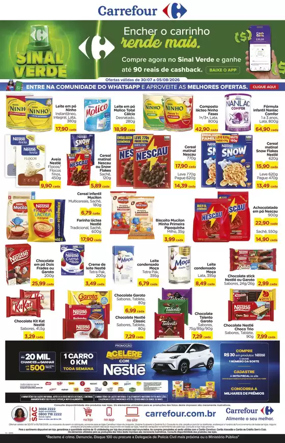 Catálogo Carrefour | Pechinchas e ofertas atuais | 2026-07-30T00:00:00.000Z - 2026-08-05T00:00:00.000Z
