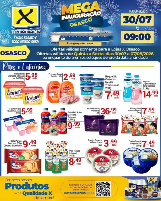 Catálogo X Supermercados | Encarte X Supermercados | 2026-07-30T00:00:00.000Z - 2026-08-07T00:00:00.000Z