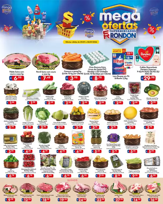 Catálogo Supermercados Rondon | Ofertas especiais atraentes para todos | 2026-07-29T00:00:00.000Z - 2026-07-30T00:00:00.000Z