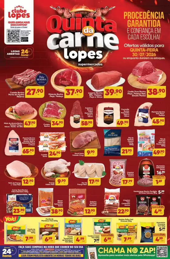 Catálogo Lopes Supermercados | QUINTA DA CARNE - | 2026-07-30T00:00:00.000Z - 2026-07-30T00:00:00.000Z