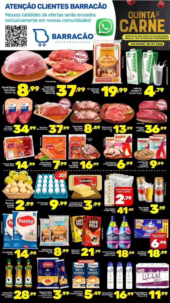 Catálogo Barracão Supermercado | Encarte Barracão Supermercado | 2026-07-30T00:00:00.000Z - 2026-07-30T00:00:00.000Z