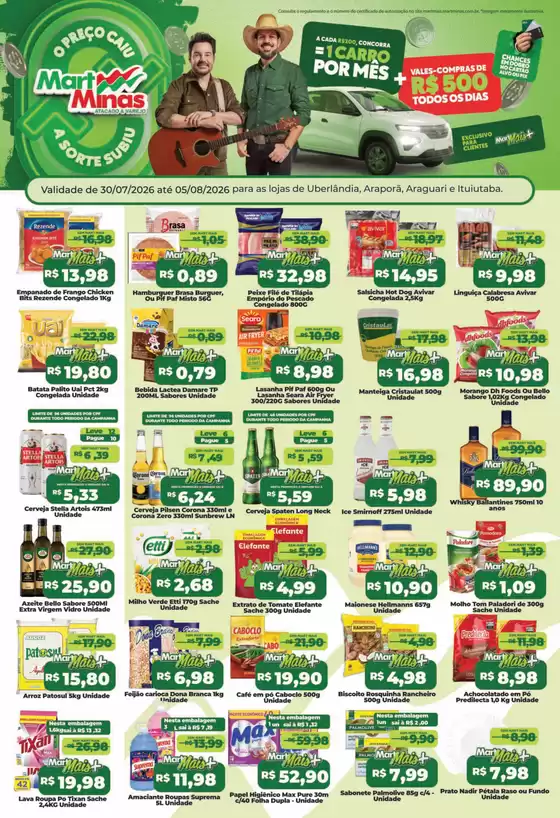 Catálogo Mart Minas | 284 Uberlandia Arapora Araguari Ituiutaba 19 | 2026-07-30T00:00:00.000Z - 2026-08-05T00:00:00.000Z