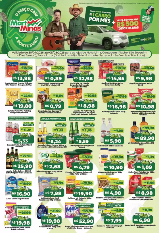 Catálogo Mart Minas | Ofertas especiais para você | 2026-07-30T00:00:00.000Z - 2026-08-05T00:00:00.000Z