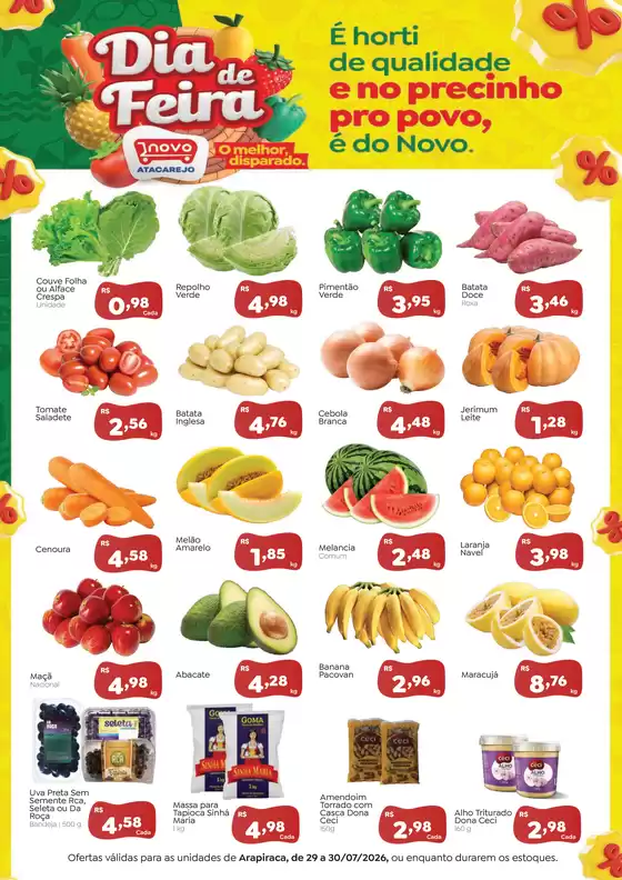 Catálogo Novo Atacarejo | Dia de Feira | 2026-07-29T00:00:00.000Z - 2026-07-30T00:00:00.000Z