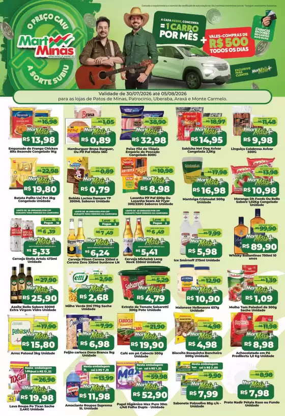 Catálogo Mart Minas | 253 Patos de Minas Patrocinio Uberaba AraxaMonte Carmelo 20 | 2026-07-30T00:00:00.000Z - 2026-08-05T00:00:00.000Z
