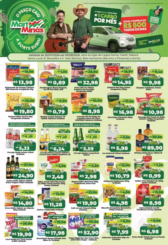 Catálogo Mart Minas | Descubra ofertas atraentes | 2026-07-30T00:00:00.000Z - 2026-08-05T00:00:00.000Z
