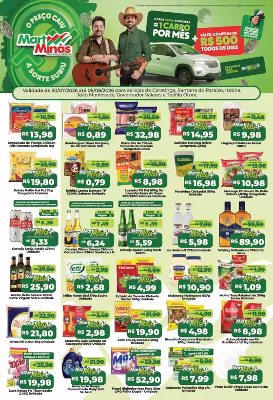 Catálogo Mart Minas | Melhores ofertas para todos os caçadores de pechinchas | 2026-07-30T00:00:00.000Z - 2026-08-05T00:00:00.000Z