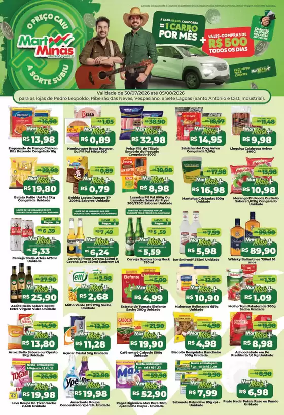 Catálogo Mart Minas | Economize agora com nossas ofertas | 2026-07-30T00:00:00.000Z - 2026-08-05T00:00:00.000Z