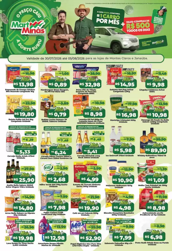 Catálogo Mart Minas | 212 Montes Claros Janauba 18 | 2026-07-30T00:00:00.000Z - 2026-08-05T00:00:00.000Z