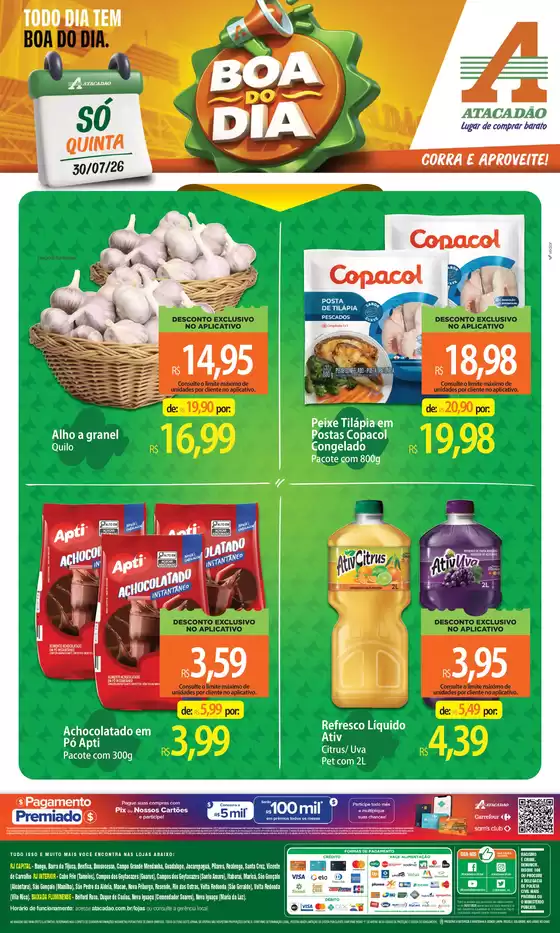 Catálogo Atacadão em Petrópolis | Atacadão - Boa do Dia | 2026-07-30T00:00:00.000Z - 2026-07-30T00:00:00.000Z