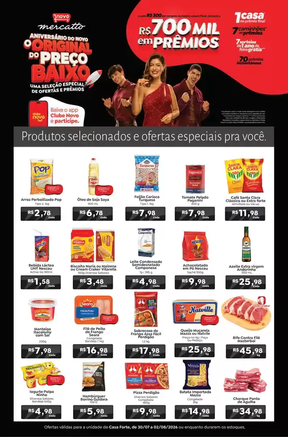 Catálogo Novo Atacarejo | Ofertas do Final de Semana - Casa Forte | 2026-07-30T00:00:00.000Z - 2026-08-02T00:00:00.000Z