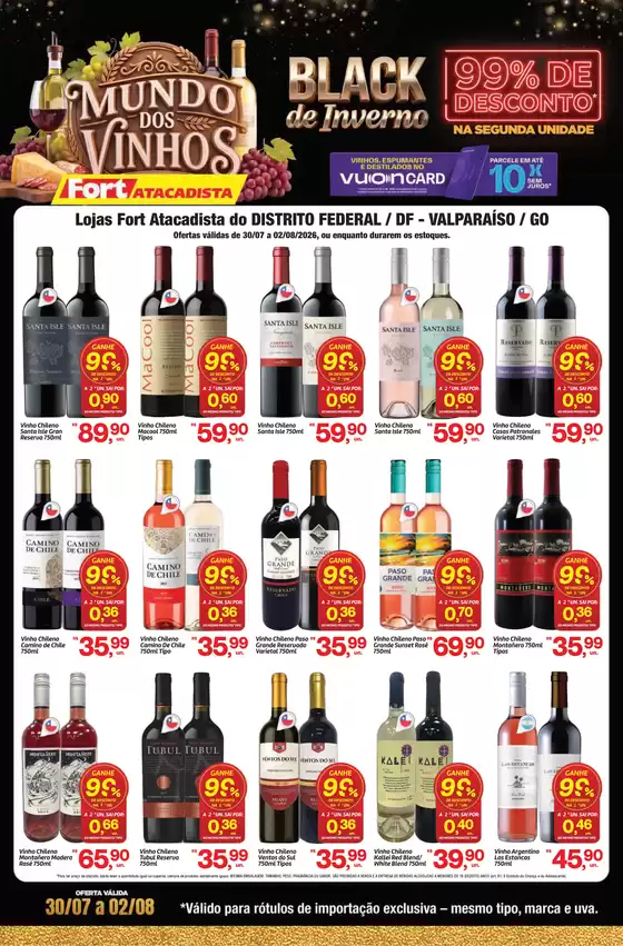 Catálogo Fort Atacadista | DF FORT Black de Vinhos 30 | 2026-07-30T00:00:00.000Z - 2026-08-02T00:00:00.000Z