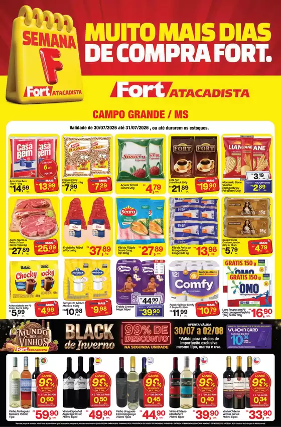 Catálogo Fort Atacadista em Muniz Ferreira | MS Fort Semanal F 30 e 31 JUL 26 | 2026-07-30T00:00:00.000Z - 2026-08-02T00:00:00.000Z