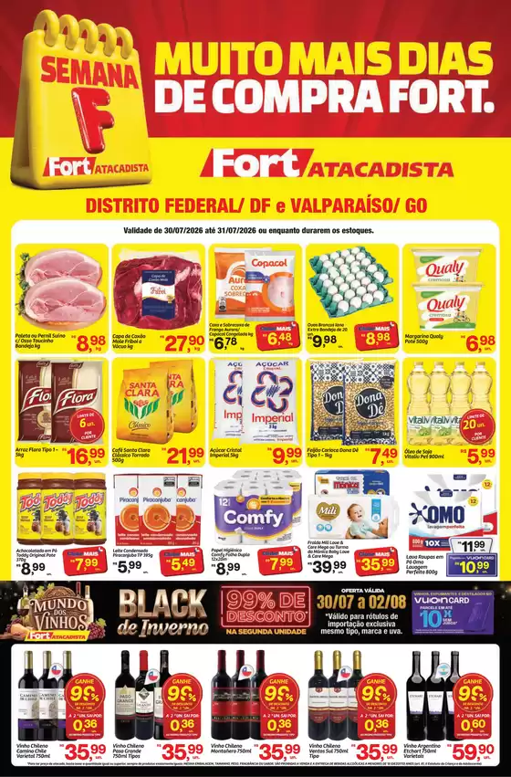Catálogo Fort Atacadista em Muniz Ferreira | DF Fort Semana F 30 e 31 JUL 26 | 2026-07-30T00:00:00.000Z - 2026-08-02T00:00:00.000Z