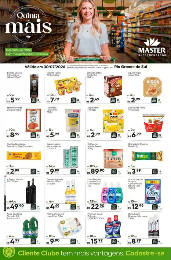 Catálogo Master Supermercados | Quinta do mais RS | 2026-07-30T00:00:00.000Z - 2026-07-30T00:00:00.000Z