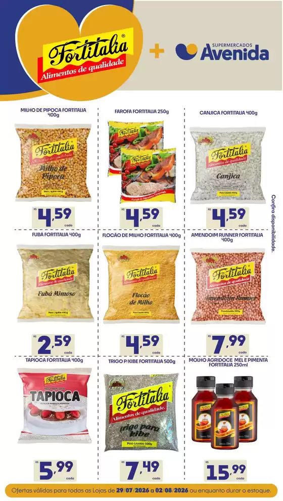 Catálogo Supermercados Avenida | Ofertas e promoções atuais | 2026-07-29T00:00:00.000Z - 2026-08-02T00:00:00.000Z