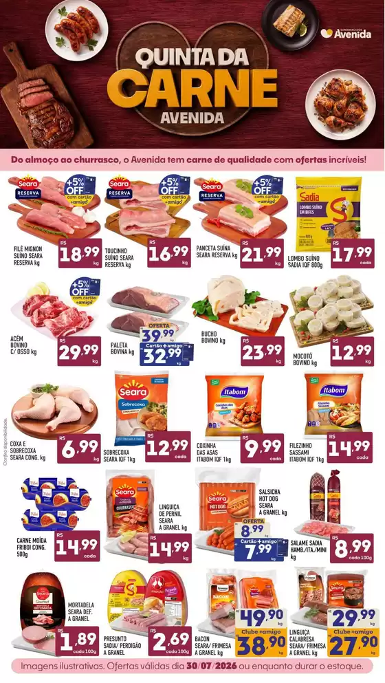 Catálogo Supermercados Avenida | Nossas melhores ofertas para você | 2026-07-30T00:00:00.000Z - 2026-07-30T00:00:00.000Z