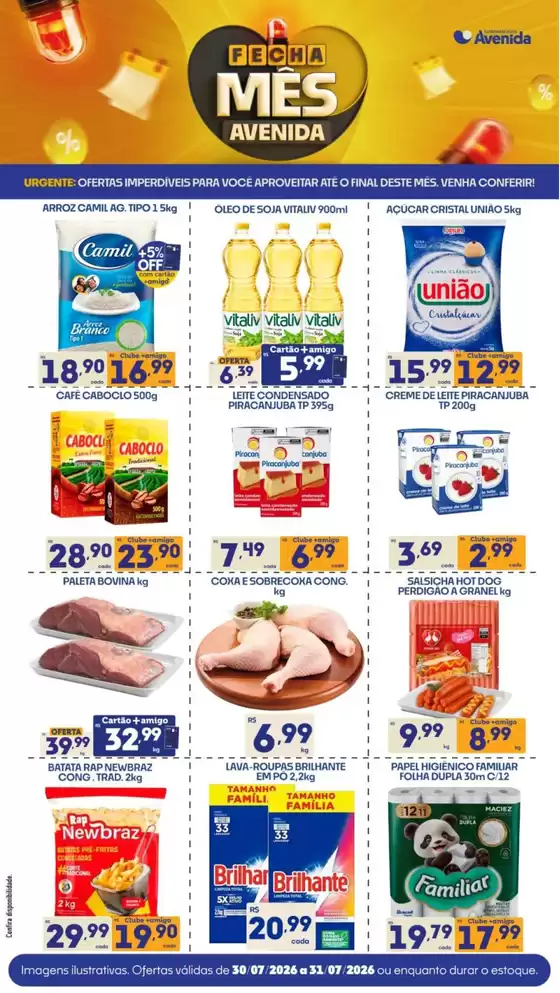Catálogo Supermercados Avenida | Melhores ofertas e descontos | 2026-07-30T00:00:00.000Z - 2026-07-31T00:00:00.000Z