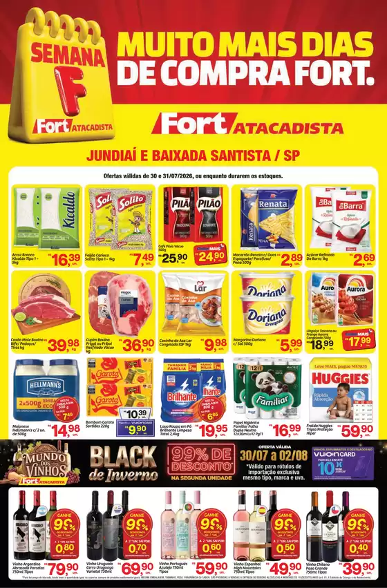 Catálogo Fort Atacadista em Praia Grande | SP Fort Semana F 30 e 31 JUL 26 Jundiai e Santos | 2026-07-30T00:00:00.000Z - 2026-08-02T00:00:00.000Z