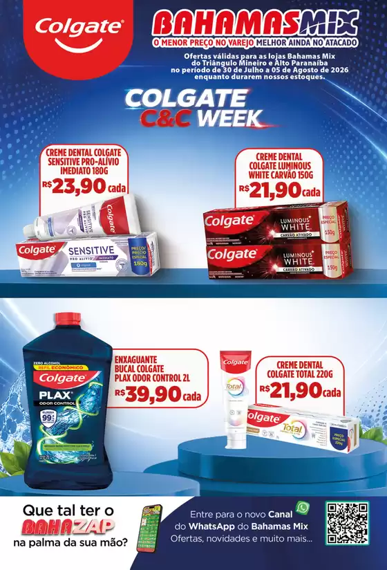 Catálogo Bahamas Mix | ENCARTE COLGATE TRIANGULO | 2026-07-30T00:00:00.000Z - 2026-08-05T00:00:00.000Z