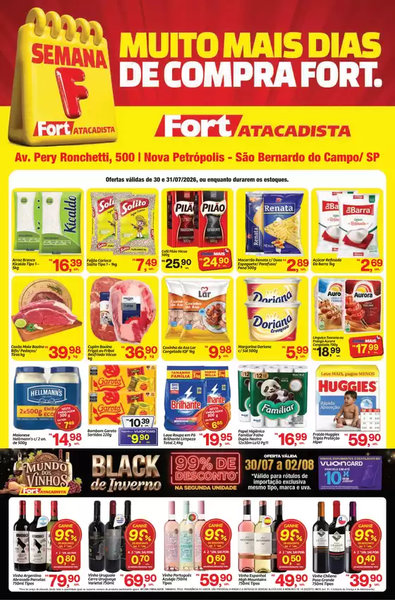 Catálogo Fort Atacadista em São Bernardo do Campo | SP Fort Semana F 30 e 31 JUL 26 Sao Bernardo | 2026-07-30T00:00:00.000Z - 2026-08-02T00:00:00.000Z