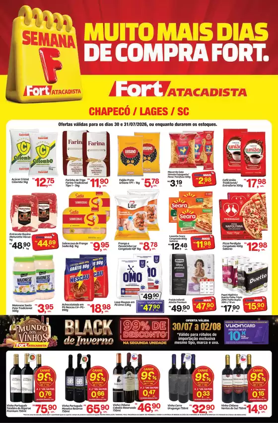 Catálogo Fort Atacadista | SC Fort Abertura Semana F 30 e 31 JUL 26 Oeste | 2026-07-30T00:00:00.000Z - 2026-08-02T00:00:00.000Z