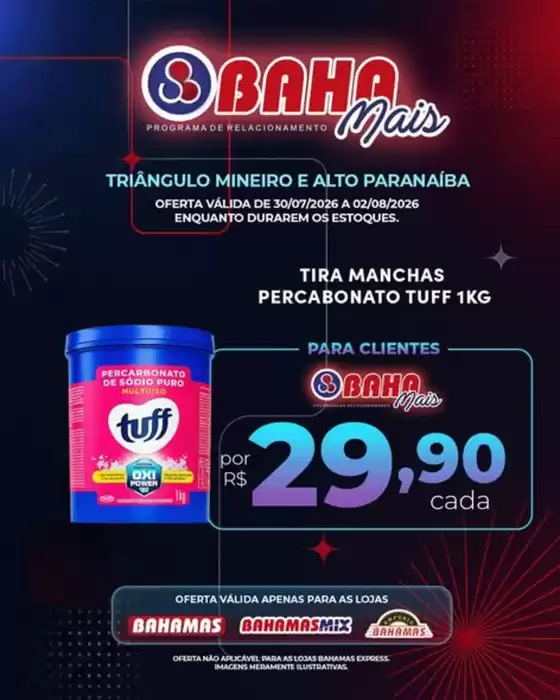 Catálogo Bahamas Supermercados | Ofertas exclusivas | 2026-07-30T00:00:00.000Z - 2026-08-02T00:00:00.000Z