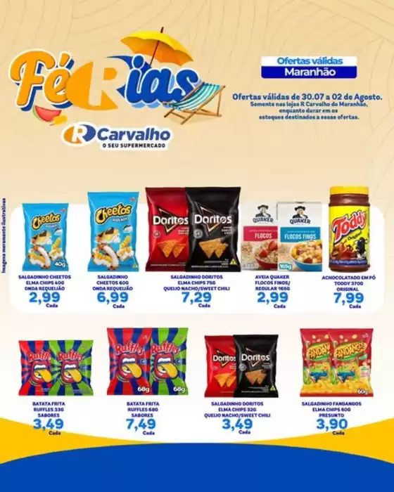 Catálogo R Carvalho Supermercado em Eusébio | Ofertas | 2026-07-30T00:00:00.000Z - 2026-08-02T00:00:00.000Z