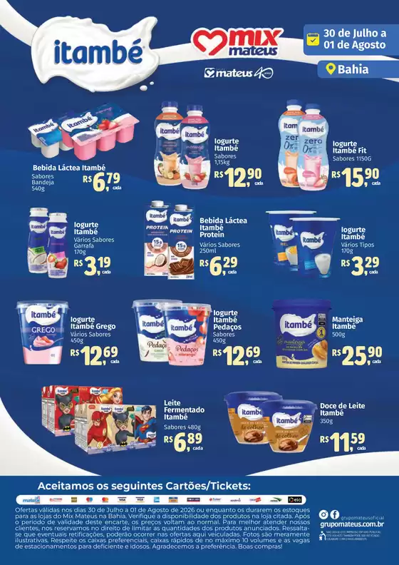 Catálogo Supermercados Mateus | Especial iTAMBE | 2026-07-30T00:00:00.000Z - 2026-08-01T00:00:00.000Z
