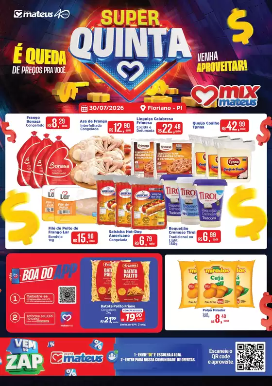 Catálogo Supermercados Mateus | Super Quinta | 2026-07-30T00:00:00.000Z - 2026-07-30T00:00:00.000Z