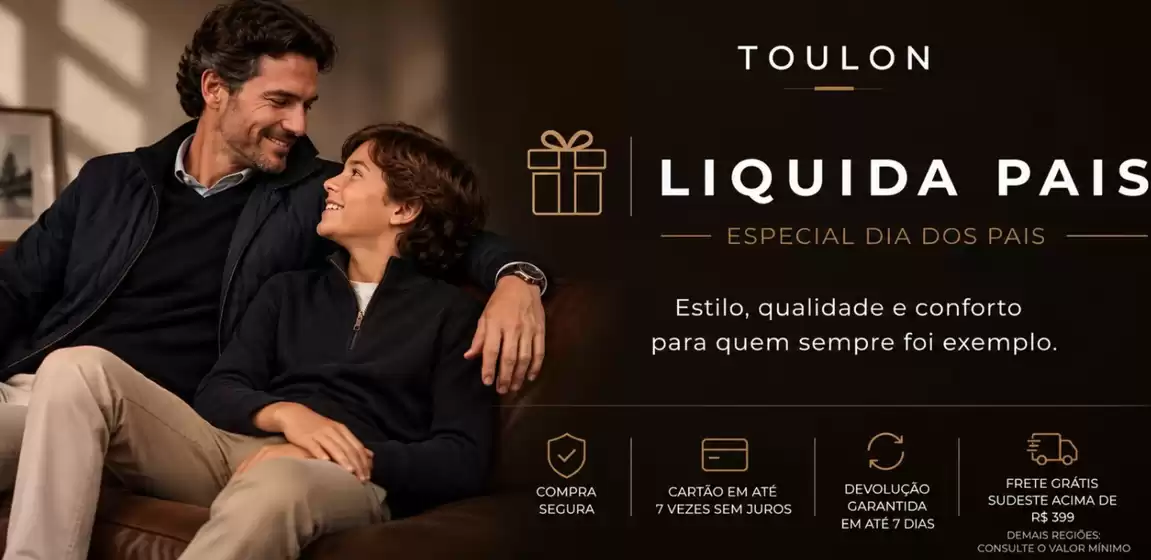 Catálogo Toulon | Dia Dos Pais | 2026-07-31T00:00:00.000Z - 2026-08-10T00:00:00.000Z
