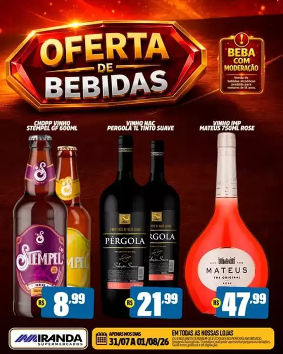 Catálogo Miranda Supermercados | Ofertas de Bebidas | 2026-07-31T00:00:00.000Z - 2026-08-01T00:00:00.000Z