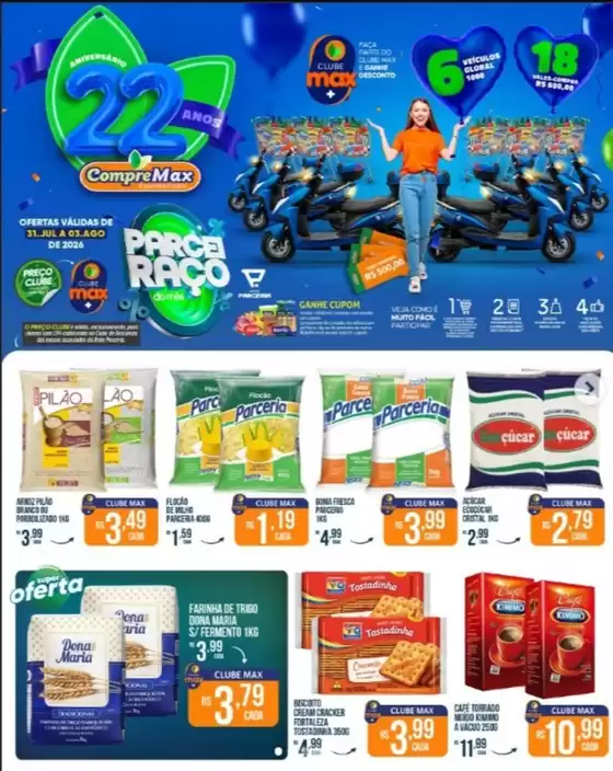 Catálogo CompreMax | Parcei Raco | 2026-07-31T00:00:00.000Z - 2026-08-03T00:00:00.000Z