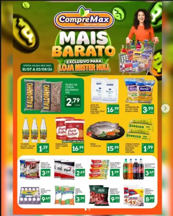 Catálogo CompreMax | Mais Barato | 2026-07-31T00:00:00.000Z - 2026-08-03T00:00:00.000Z