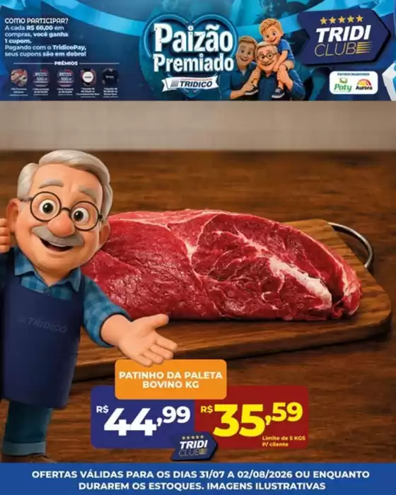Catálogo Supermercados Tridico | Sexta a Domingo | 2026-07-31T00:00:00.000Z - 2026-08-02T00:00:00.000Z