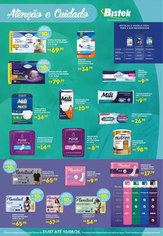 Catálogo Bistek Supermercados em Cocal do Sul | Melhores ofertas e descontos | 2026-07-31T00:00:00.000Z - 2026-08-10T00:00:00.000Z
