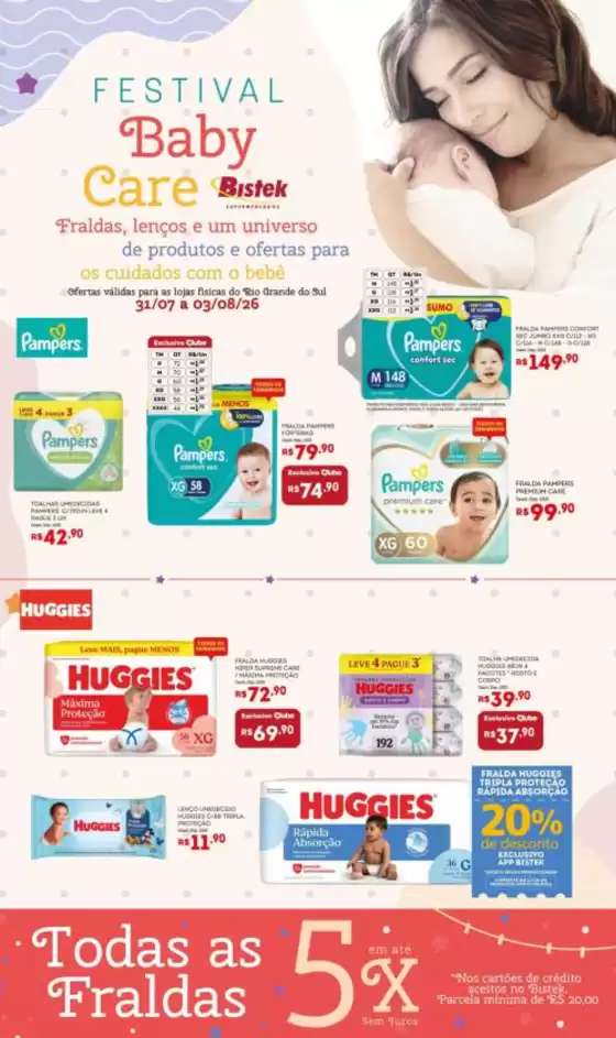 Catálogo Bistek Supermercados | Grandes descontos em produtos selecionados | 2026-07-31T00:00:00.000Z - 2026-08-03T00:00:00.000Z