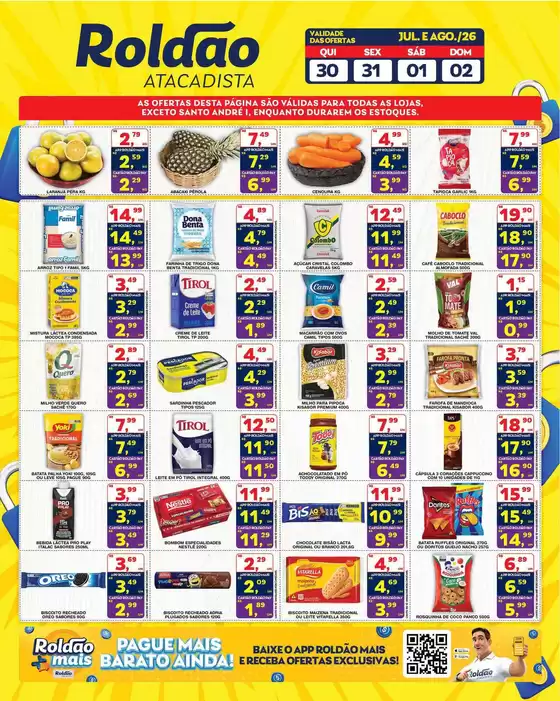 Catálogo Roldão | Melhores ofertas para todos os clientes | 2026-07-30T00:00:00.000Z - 2026-08-02T00:00:00.000Z