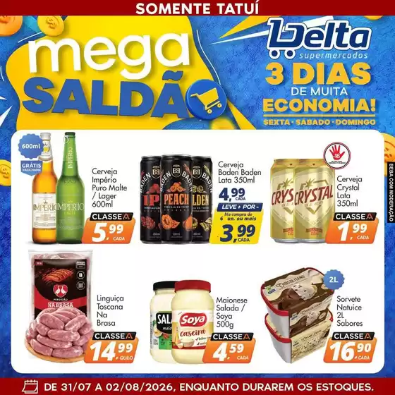 Catálogo Delta Supermercados | Melhores ofertas para compradores econômicos | 2026-07-31T00:00:00.000Z - 2026-08-02T00:00:00.000Z