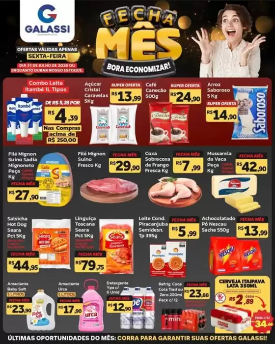 Catálogo Supermercados Galassi | FECHA MÊS | 2026-07-31T00:00:00.000Z - 2026-07-31T00:00:00.000Z