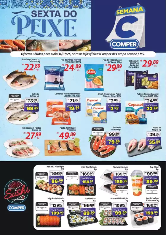 Catálogo Comper | Sexta do Peixe | 2026-07-31T00:00:00.000Z - 2026-07-31T00:00:00.000Z