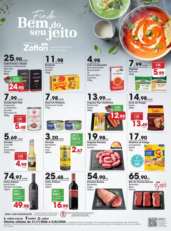 Catálogo Zaffari | Anúncio Final de Semana | 2026-07-31T00:00:00.000Z - 2026-08-02T00:00:00.000Z