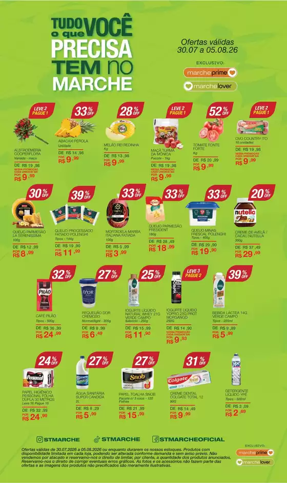 Catálogo St Marche | Ofertas especiais para você | 2026-07-30T00:00:00.000Z - 2026-08-05T00:00:00.000Z