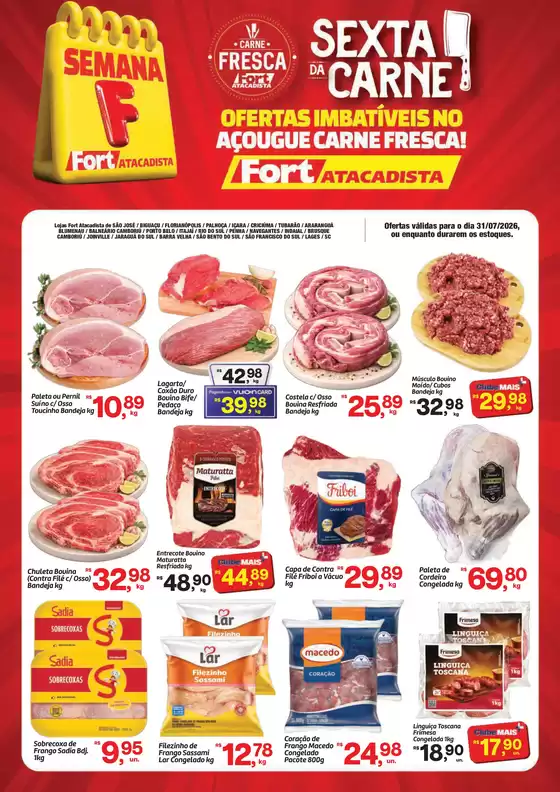 Catálogo Fort Atacadista | SC Fort 6 da Carne 31 JUL 26 Regional | 2026-07-31T00:00:00.000Z - 2026-07-31T00:00:00.000Z