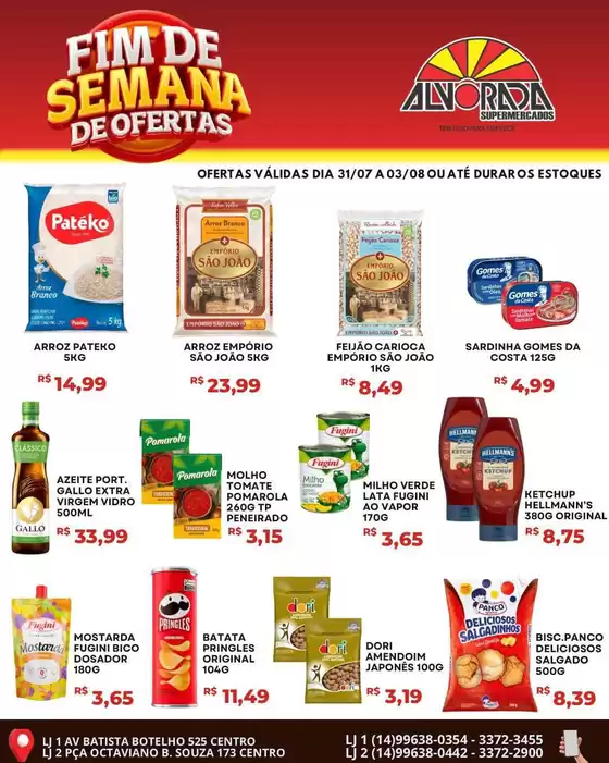 Catálogo Alvorada Supermercados | Encarte Alvorada Supermercados | 2026-07-31T00:00:00.000Z - 2026-08-03T00:00:00.000Z