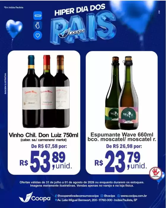 Catálogo Cocipa | Melhores ofertas para compradores econômicos | 2026-07-31T00:00:00.000Z - 2026-08-01T00:00:00.000Z