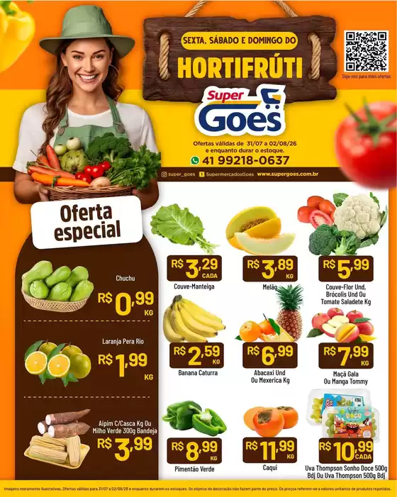 Catálogo Supermercados Goes | Ótima oferta para caçadores de pechinchas | 2026-07-31T00:00:00.000Z - 2026-08-02T00:00:00.000Z