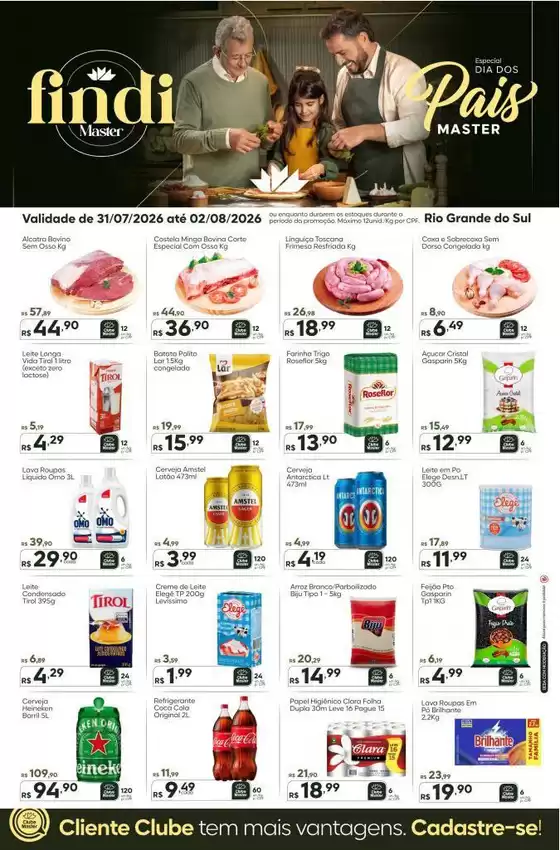 Catálogo Master Supermercados | Final de semana RS | 2026-07-31T00:00:00.000Z - 2026-08-02T00:00:00.000Z