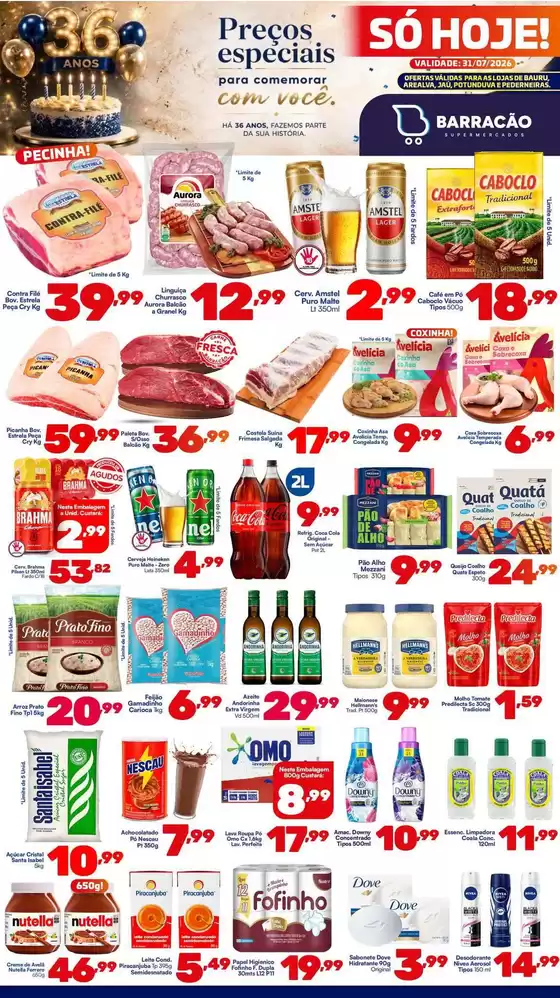 Catálogo Barracão Supermercado | Encarte Barracão Supermercado | 2026-07-31T00:00:00.000Z - 2026-07-31T00:00:00.000Z